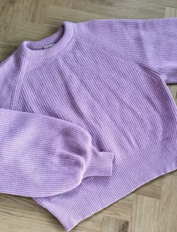 이시하라 사토미 착용 데 니트 S 라벤더