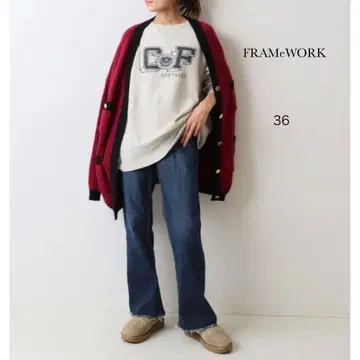 FRAMeWORK 플레어 데님 팬츠 36