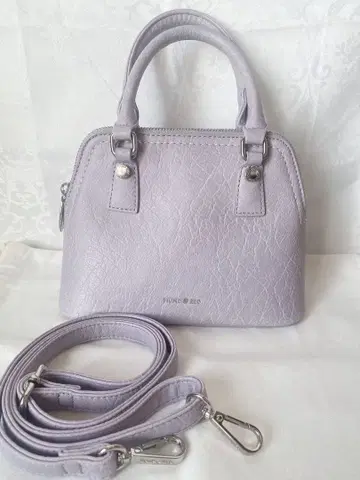 HUND RED 미니 보스턴 백 라벤더 컬러