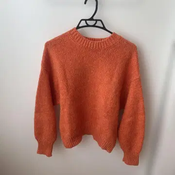 Umgrid 오렌지 니트 스웨터 F 사이즈