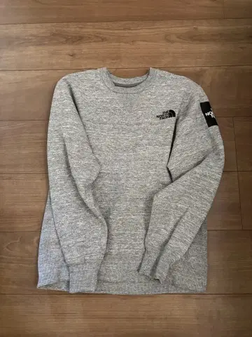 The North Face 그레이 크루넥 맨투맨