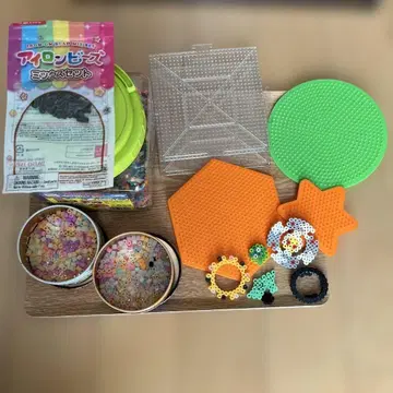 펄러비즈 세트 다색 플레이트 포함