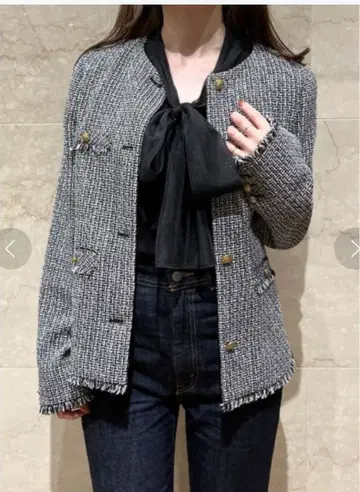 [새상품급] SNIDEL 트위드 클래식 자켓