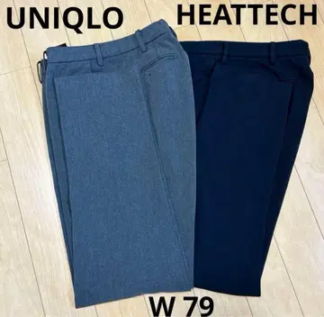 유니클로 히트텍 남성 바지 그레이와 네이비