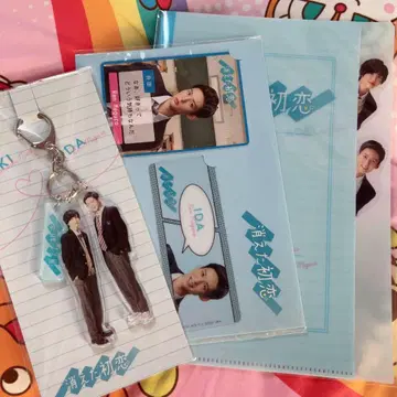 사라진 첫사랑 메구로 렌 미치에다 슌스케 아크릴 키링 카드 파일