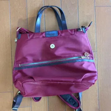 Kanana Project 버건디 숄더백