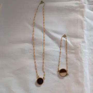 미사용 이탈리아 구매 목걸이 팔찌 세트