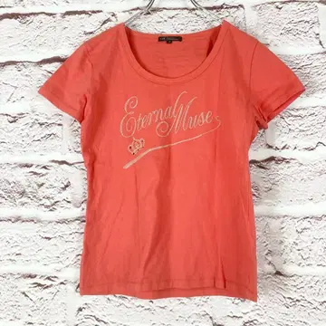 r435 23구 코랄 핑크 반팔 T셔츠 S~M