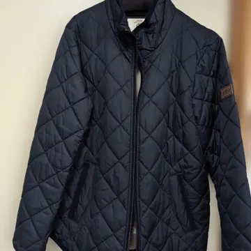AIGLE 네이비 퀼팅 자켓