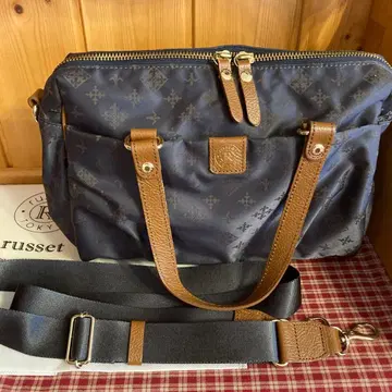 russet 네이비 숄더백