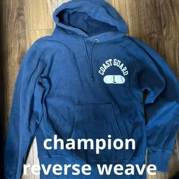 챔피온 리버스 위브 후드티 맨투맨 L 사이즈 네이비