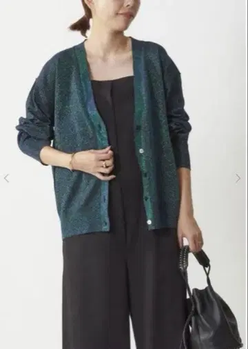 1er 멀티 라메 하이 게이지 가디건