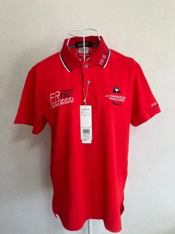 르꼬끄 골프 빨간색 피케 셔츠 [ L ]