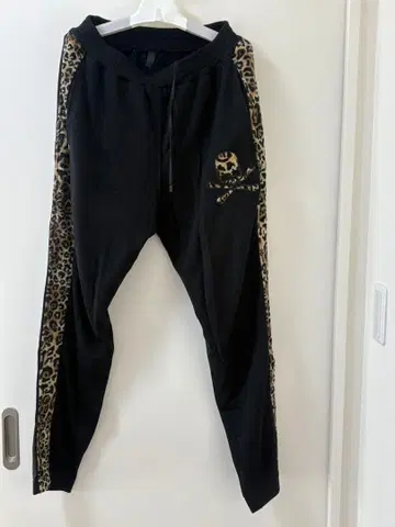 Roen 레오파드 무늬 악센트 조거 팬츠