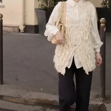 Eaphi FRINGE KNIT VEST