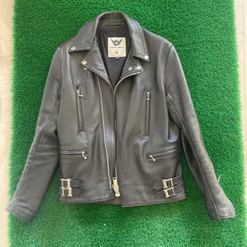 양가죽 더블 라이더 자켓 34 블랙