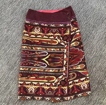 ETRO 랩스커트 42 사이즈