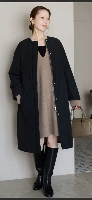 슬로브 이에나 충전솜 스톨 포함 노카라 코트 인기 완판템