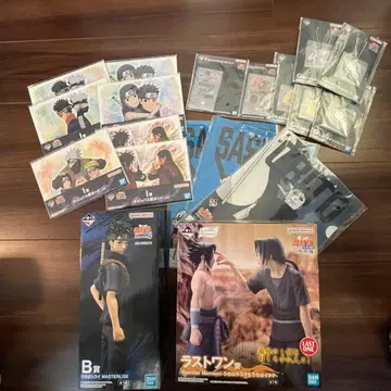 나루토 제일복권 마음을 비추는 붉은 눈 라스트 원 포함 묶음 판매.