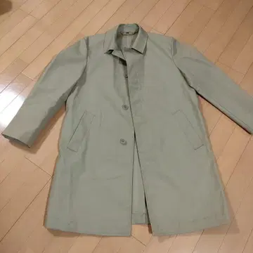 무인양품 카키 스텐카라 코트