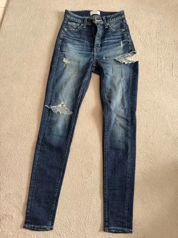 GYDA 미들 허리 스키니 데님 팬츠