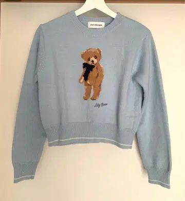 lily bear 리본 니트 풀오버
