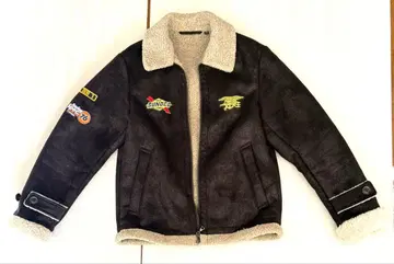 다크 브라운 플라이트 자켓