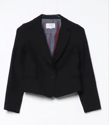 SHIPS 테일러드 자켓 크롭 기장 울 블랙 S