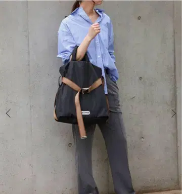 OUTDOOR 블랙 토트백 벨트 포함