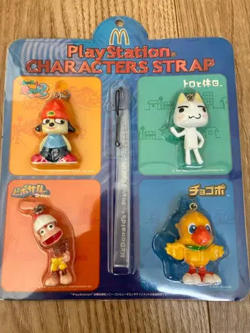 PlayStation 캐릭터 스트랩 4개 세트