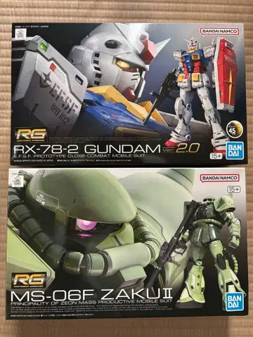 RG RX-78-2 건담 ver. 2.0 & 자쿠 II