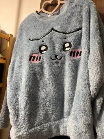 스카이블루 플리스 하치와레 아베일