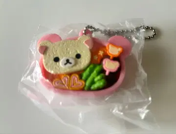 리락쿠마 도시락 마스코트 키체인 코리락쿠마 치킨 라이스 도시락 가챠