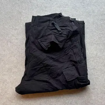 US Prestige 택티컬 립스탑 카고 팬츠 블랙 L