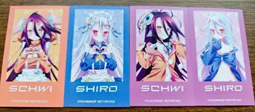 노 게임 노 라이프 특전 카드 세트