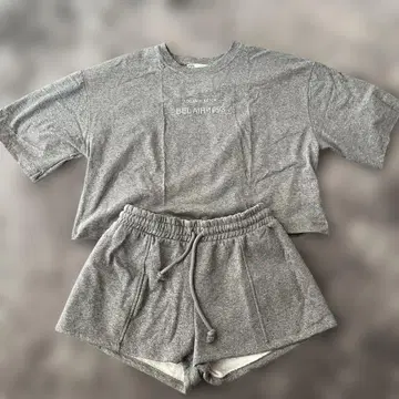 [ ZARA ] 그레이 맨투맨 셋업