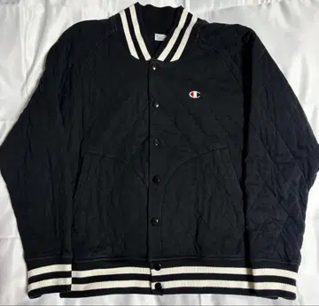 레어! 챔피온 맨투맨 퀼팅 자켓 S (실질 M) 블랙