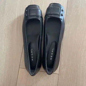 REGAL 블랙 플랫슈즈 23.5cm
