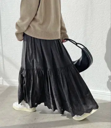 [ spick and span ] 자수 레이스 스커트 36 사이즈