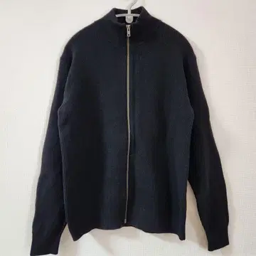 무인양품 세탁 가능한 하찌 편직 풀 집업 가디건 남성용 S