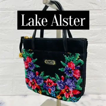 [ Lake Alster ] 레이크 알스터 핸드 토트백 꽃무늬 새상품급