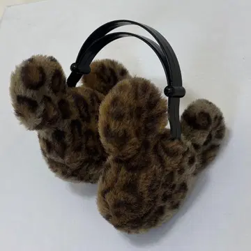 도쿄 디즈니 리조트 디즈니 미키 이어머프 귀도리 레오파드 무늬