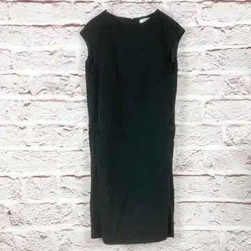 r438 BPQC 슬리브리스 무릎 기장 원피스 F