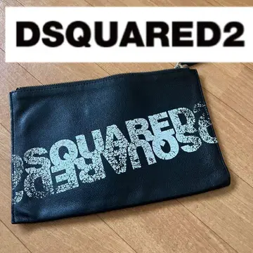DSQUARED2 천연 가죽 클러치 팩