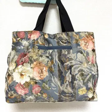 꽃무늬 보스턴 백 고블랑 직조 페이크