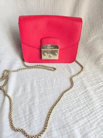 FURLA 핑크 메트로폴리스 숄더백 훌라