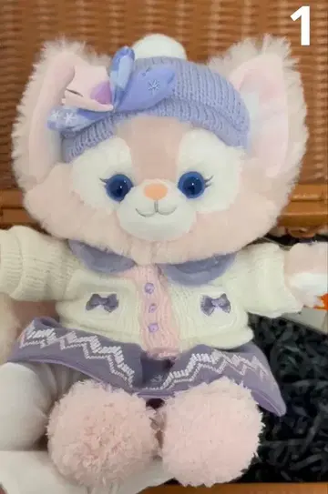 1 홍콩 디즈니 겨울 리나벨 봉제 인형 SSS