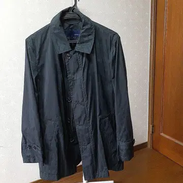 JOSEPH ABBOUD 블랙 트렌치코트