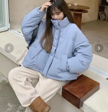 라이트 블루 다운 자켓 SEN TOKYO