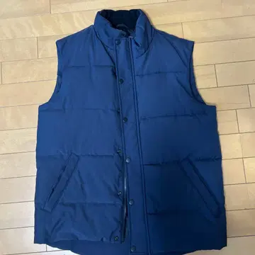 ZARA MAN 네이비 다운 베스트